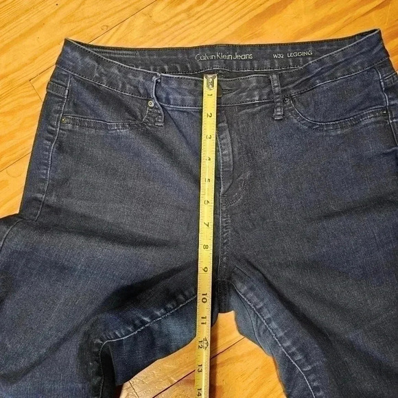 CALVIN KLEIN Stretch Leggings Size Waist 32' - Picture 8 of 9